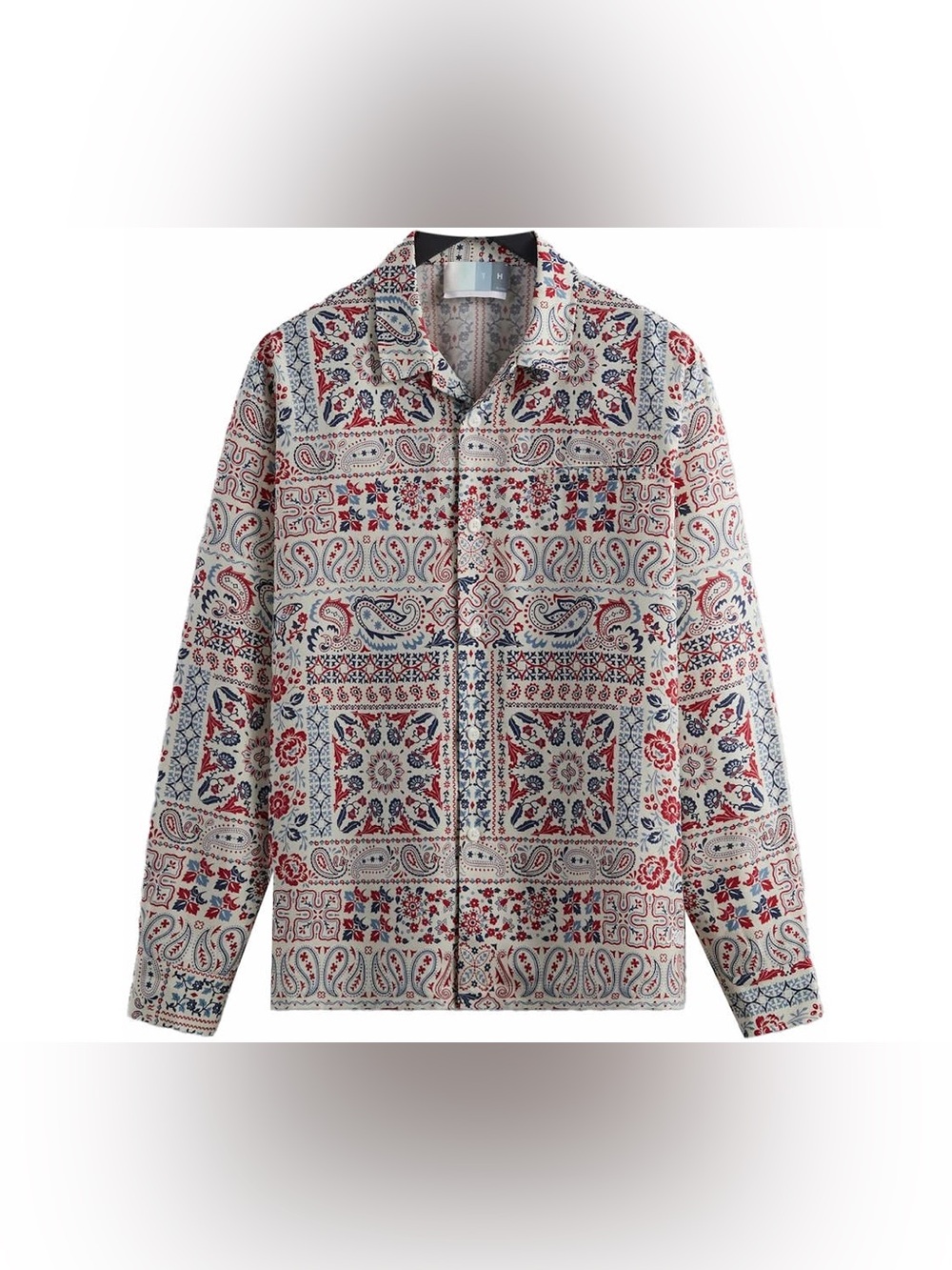 Kith Long Sleeves Thompson Shirt Silk Blend M
